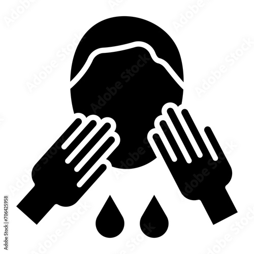 Wash Face Icon of Hygiene Routine iconset.