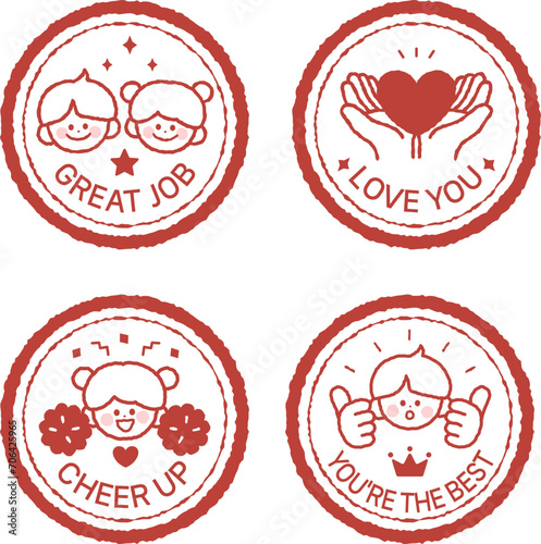 Send your children a seal of praise and love