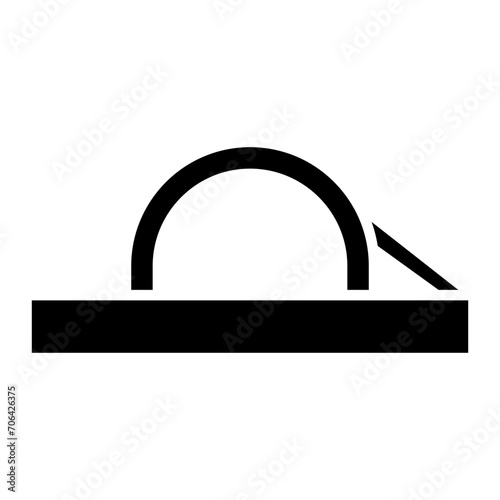 Plastering Trowel Icon of Construction Tools iconset.