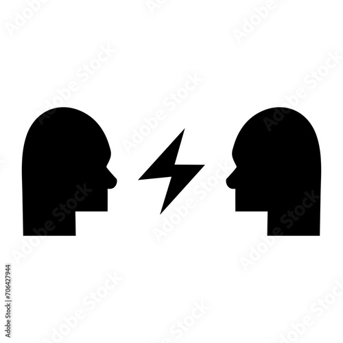 Altercation Icon of Human Resource iconset.
