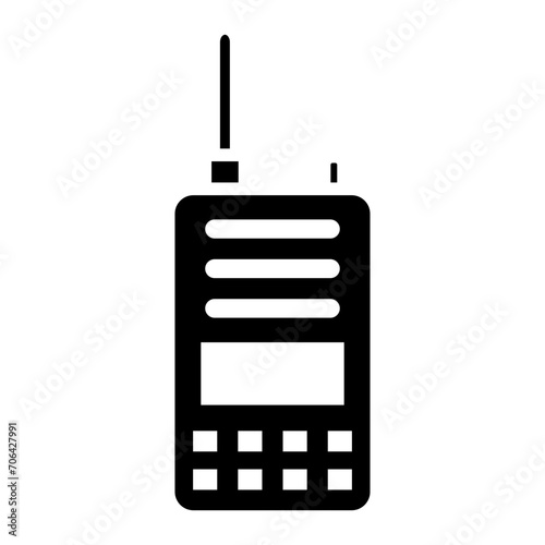 Walkie Talkie Icon of Police iconset.