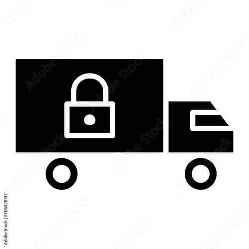 Locked Delivery Icon of Delivery and Logistics iconset.