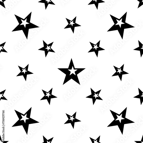 Star Icon Seamless Pattern M_2212001