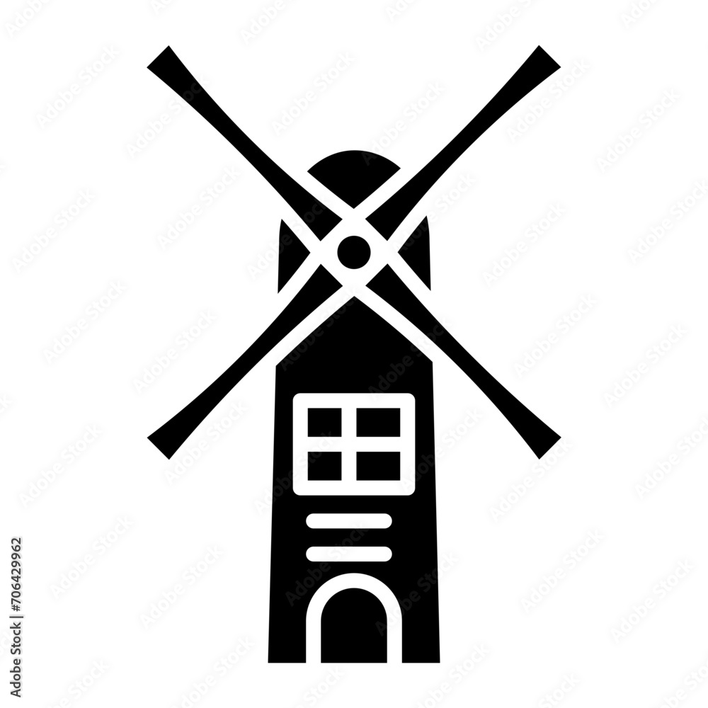 Windmill Icon of Sustainable Energy iconset.