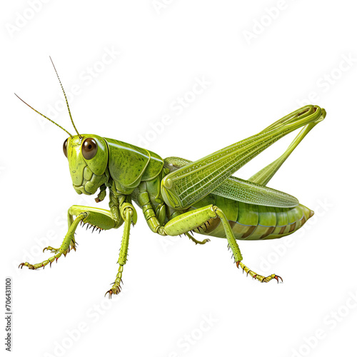grasshopper on transparent background © Anwar