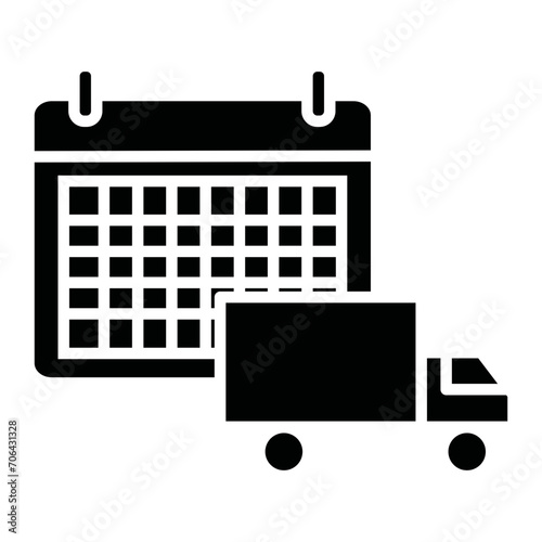 Delivery Schedule Icon of Delivery and Logistics iconset.