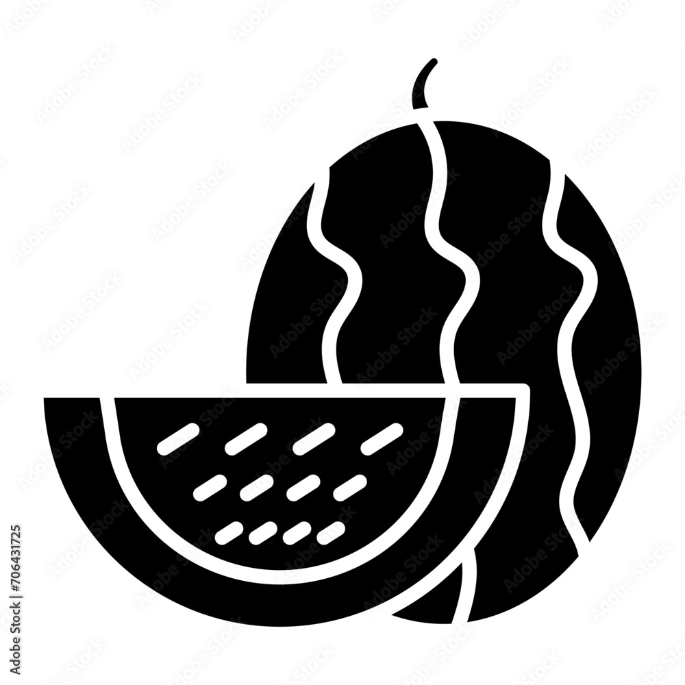 Watermelon Icon of Morning and Breakfast iconset.