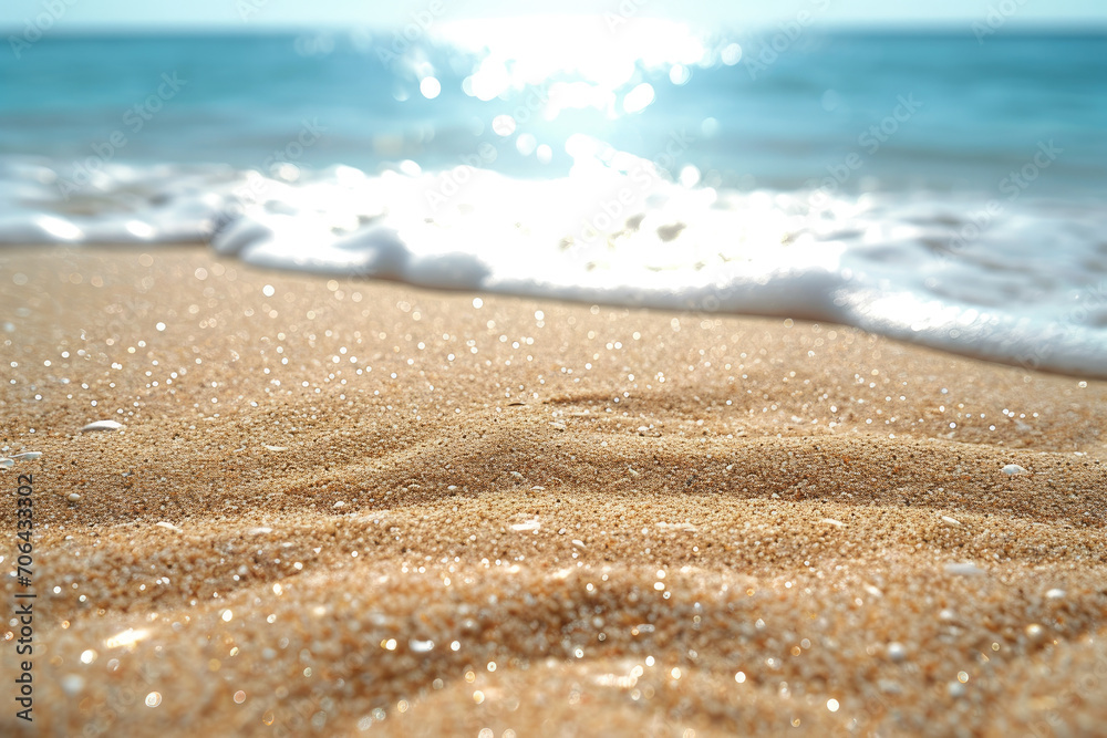sand on the beach in the summer