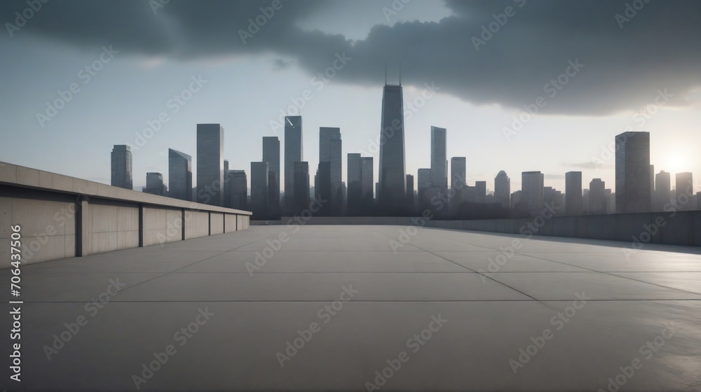 Fototapeta premium Modern architectural space