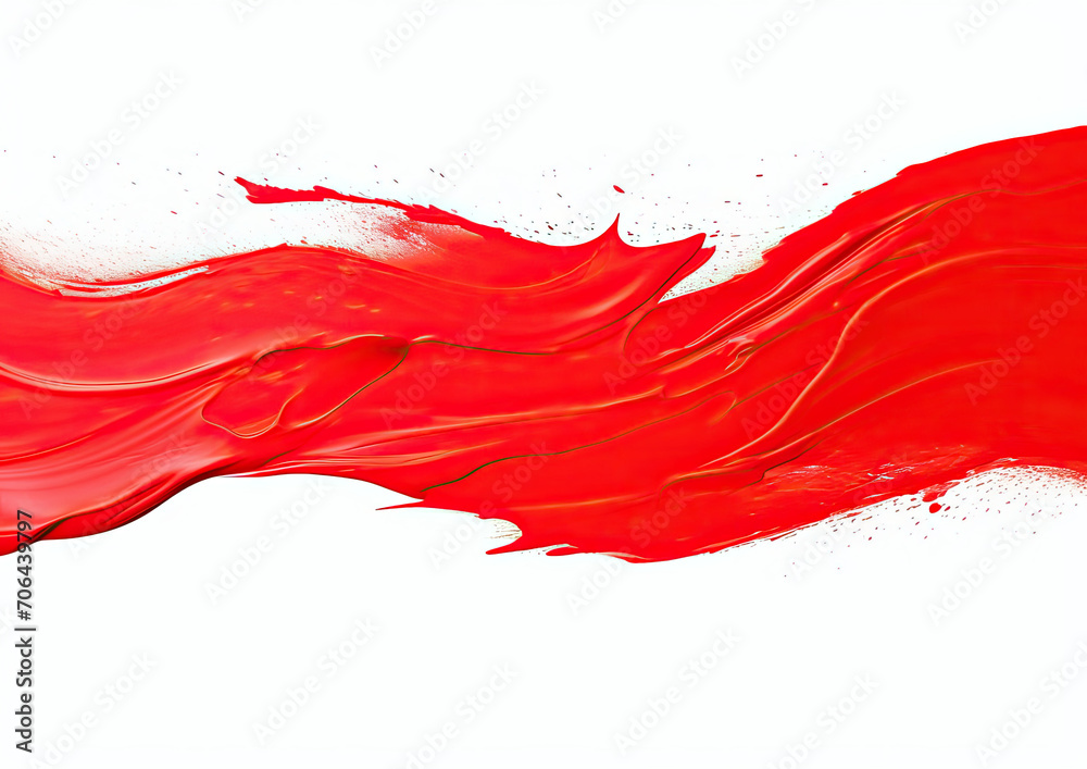 Close-Up of Red Liquid on White Background Close-Up of Red Liquid on White Background