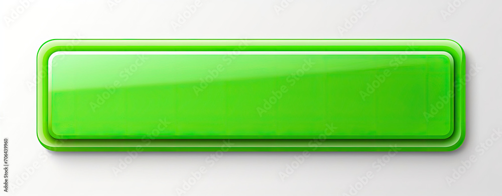 Green Button on White Wall, Simple, Clear, and Informative Image Green Button on White Wall, Simple, Clear, and Informative Image