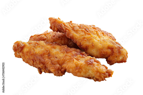 Chicken Tenders White Isolation on a transparent background