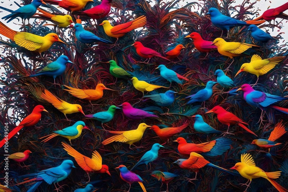 red and yellow feather birds red and yellow feather birds
