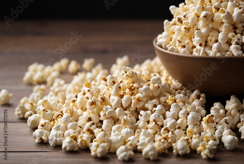 popcorn in a bowl