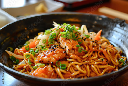 Savor The Flavorful Delights Of Yakisoba, A Japanese Dish