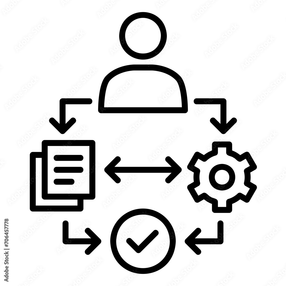 Onboarding icon for new employee training Onboarding icon for new employee training