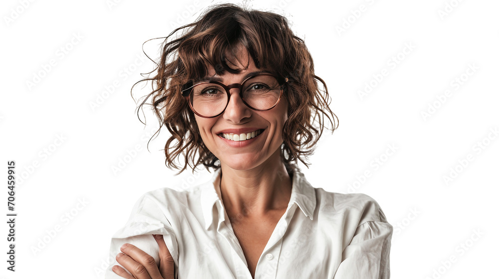 Woman Crossed Arms on a transparent background