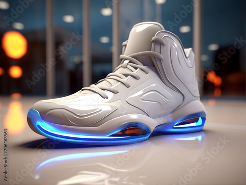 Futuristic Basketball Shoes AI Artwork © boscorelli