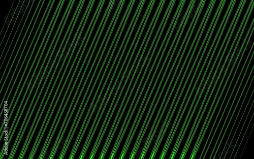 Abstract background with green lines.