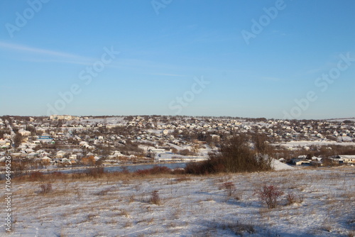 A landscape with a dry landscape