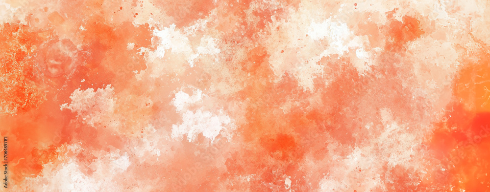 Fototapeta premium Peach Fuzz color Grunge background.