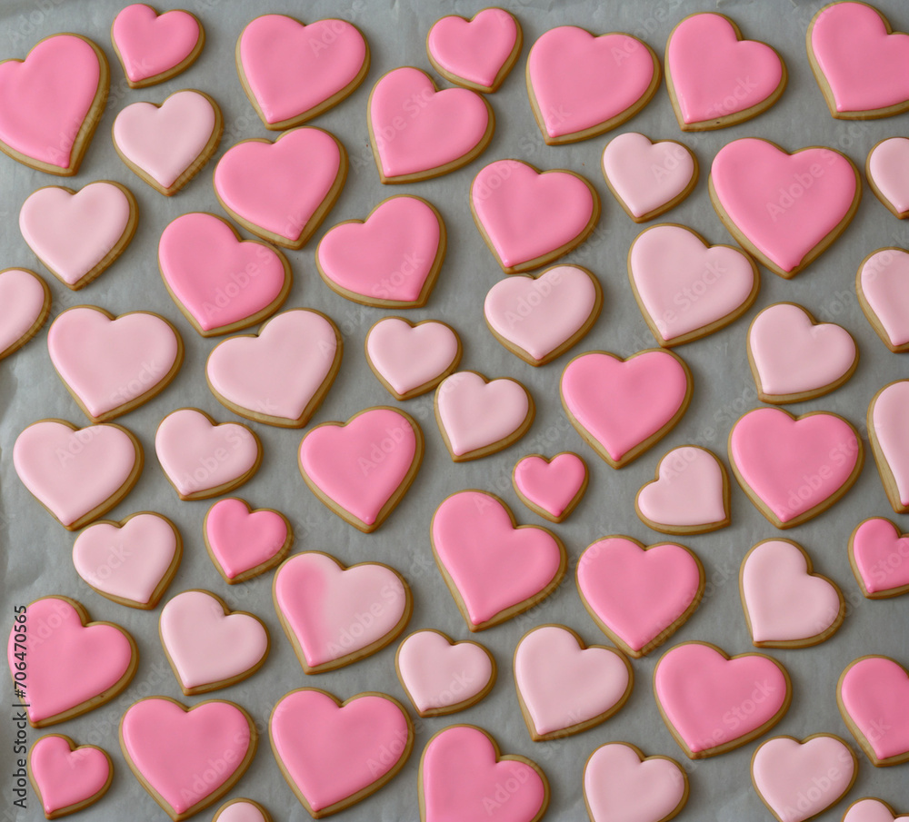 Cookies hearts.