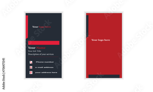 A simple but elegant business card. Layers are well organized and maintained. Any kind of changes has to be made. 