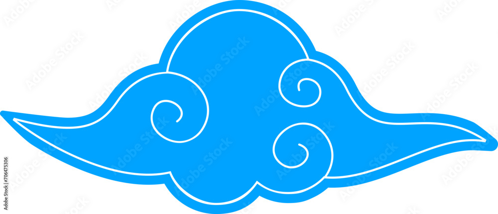 blue chinese clouds japanese oriental style cloud doodles. asian traditional festive ornaments japan decorative blue chinese clouds japanese oriental style cloud doodles. asian traditional festive ornaments japan decorative