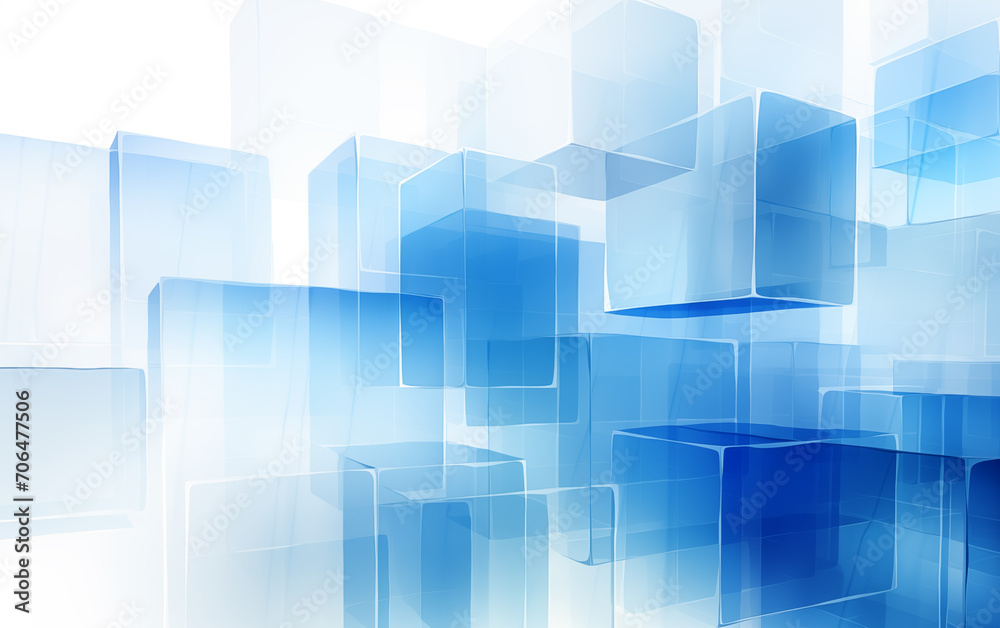 Blue checkered abstract background,created with Generative AI tecnology.
