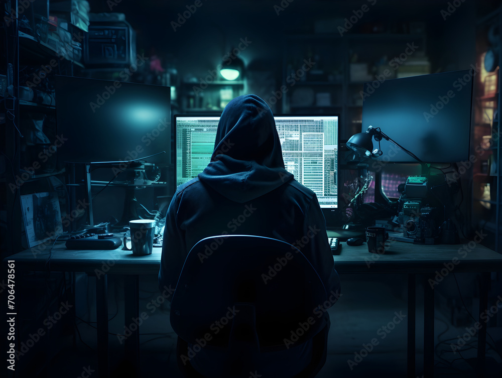 Hacker Cyber Criminal AI Artwork Hacker Cyber Criminal AI Artwork