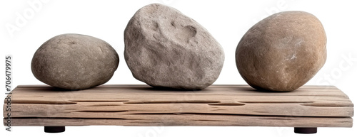 Flat rocks  stone podium for display product illustration PNG element cut out transparent isolated on white background  PNG file  artwork graphic design.
