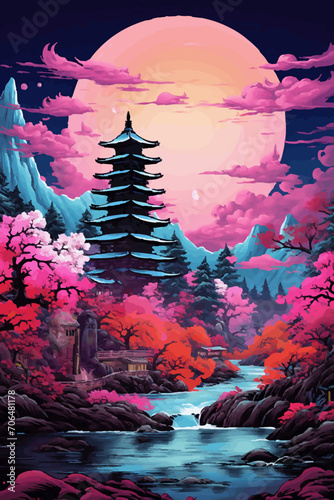 Japanische Kultur mit Geisha, Zen und Tempeln