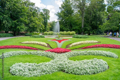 Canvas Print Gardens Outside of Prague Castle Complex, Prague, Czech Republic