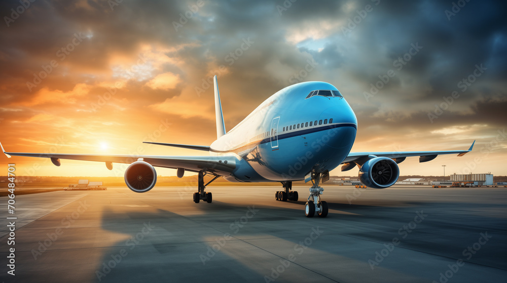 commercial aircraft carrying cargo. air freight commercial aircraft carrying cargo. air freight
