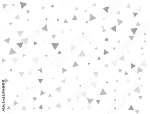 Silver Triangular Confetti