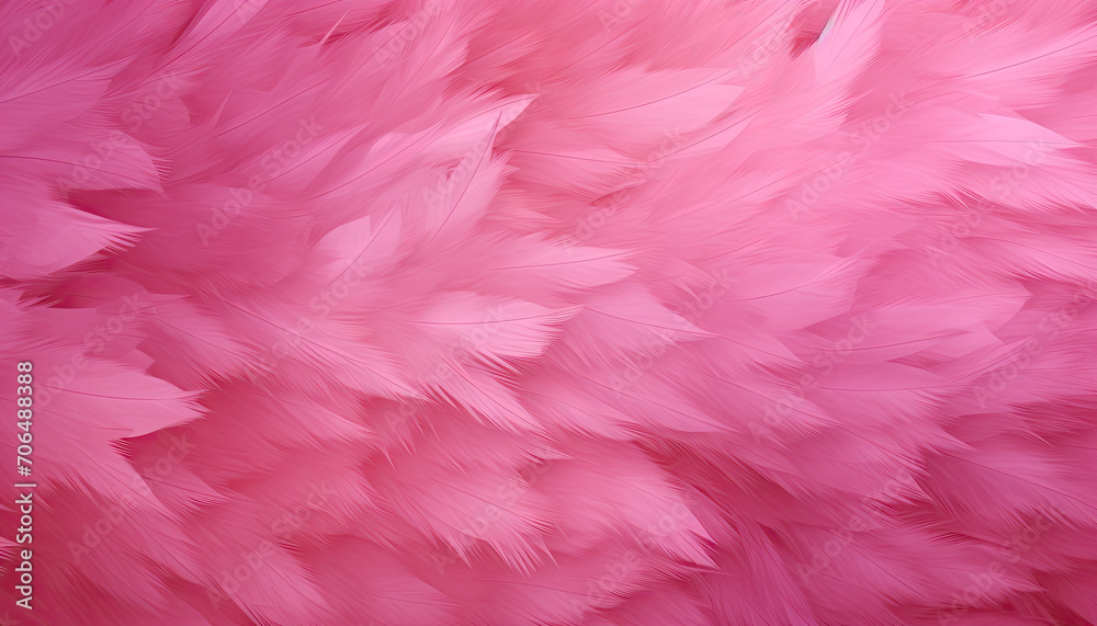 Abstract pink texture background, wallpaper, feather texture, 7:4