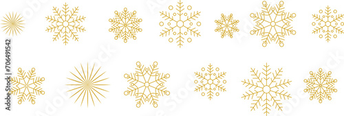 Wallpaper Mural snowflake christmas vector Torontodigital.ca