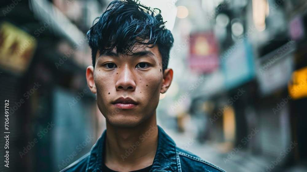 Snapshot of youthful Asian male in backdrop. Snapshot of youthful Asian male in backdrop.