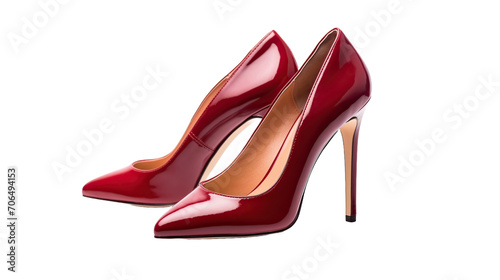 a pair of women's high heels on a transparent background