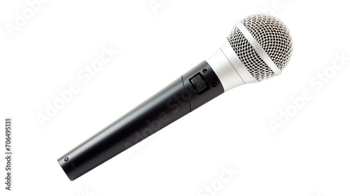 wireless microphone on transparent background