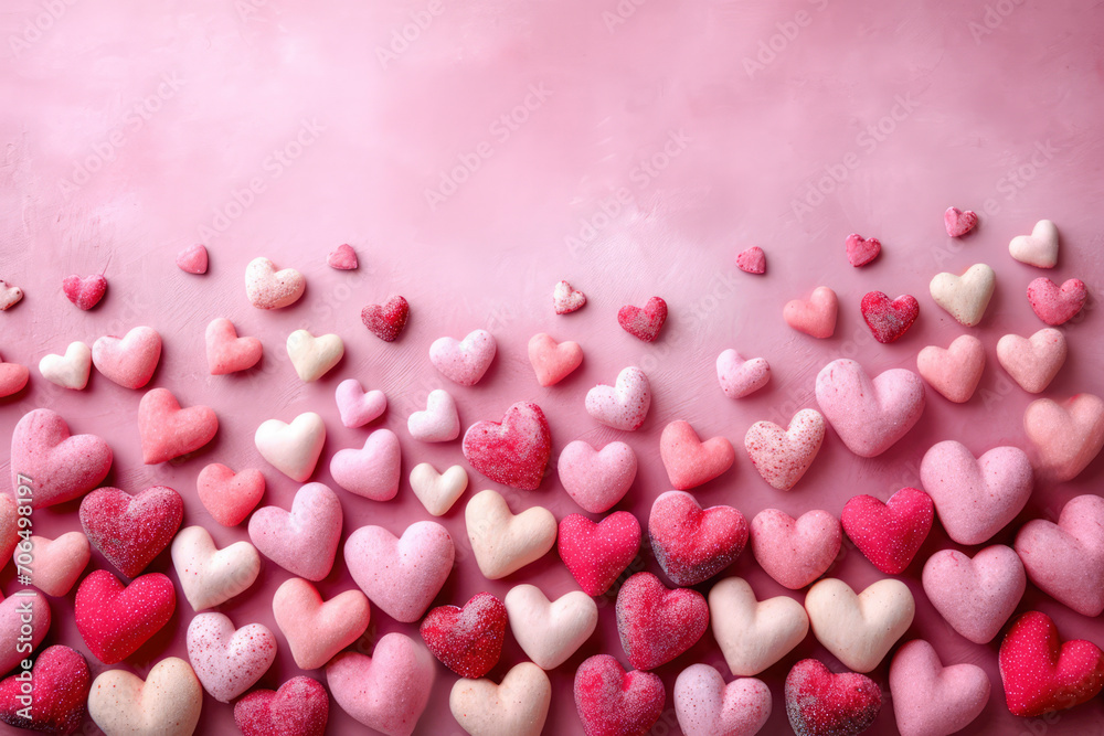 Valentine's day design background design edge with space for your copy