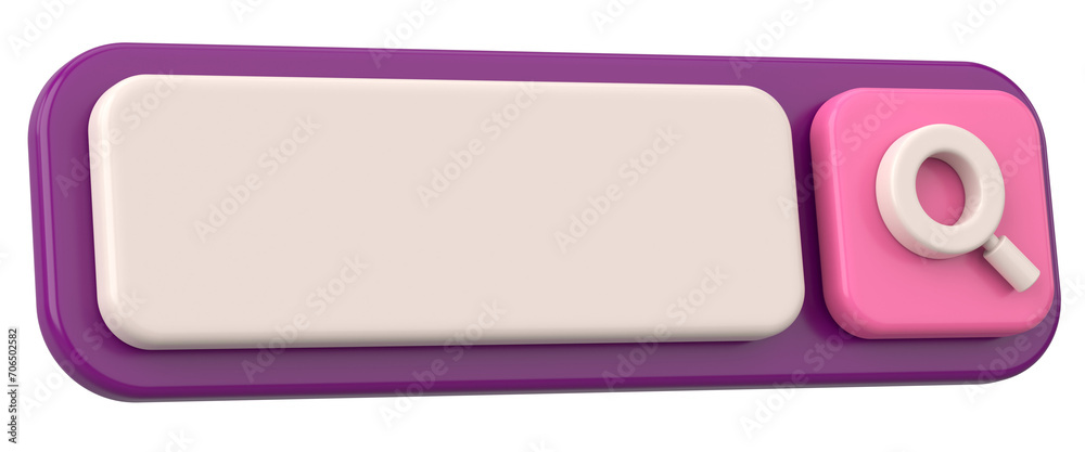 3D Search box. 3D illustration. 3D Search box. 3D illustration.