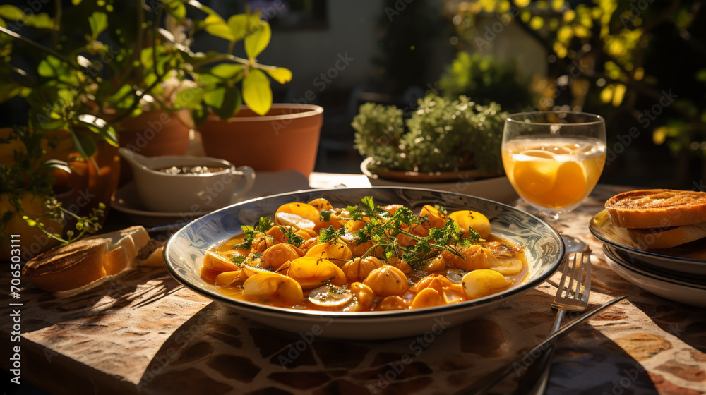 Bouillabaisse is a classic classic fish soup with seafood. Uses the freshest seafood for this recipe