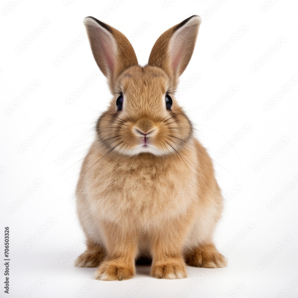Bunny rabbit on a white background Bunny rabbit on a white background