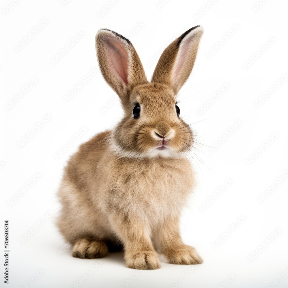 Bunny rabbit on a white background Bunny rabbit on a white background