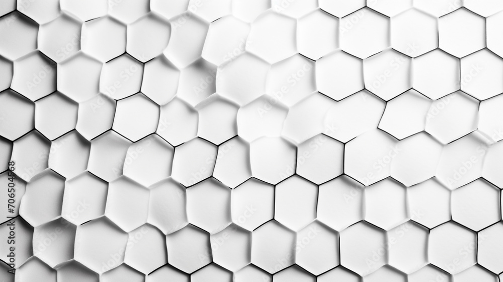 Naklejka premium Abstract design element with geometric background of hexagons shape pattern