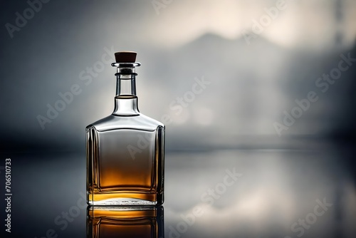 empty alcohol liquor bottle template