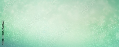 Green white grainy background, abstract blurred color gradient noise texture