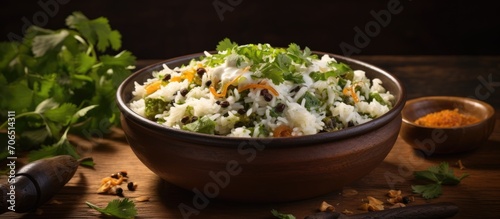 Indian Basmati Rice Bowl with a traditional twist.