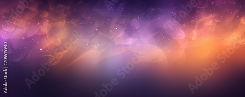 Lavender orange violet glow blurred abstract gradient on dark grainy background